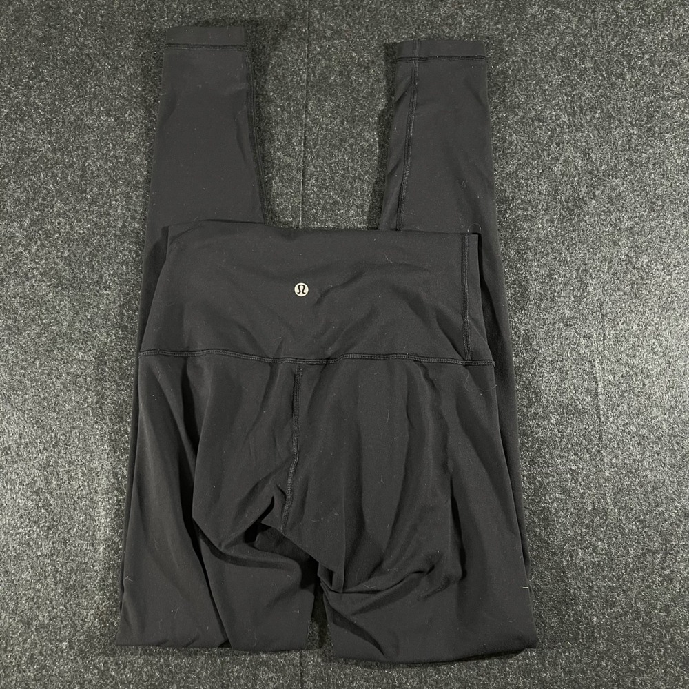 Lululemon Align Leggings Womens 6 Black High Waisted Yoga Pants Activewear 28"